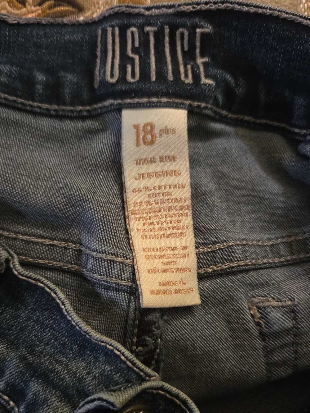 Justice Distress Junior Jeans
